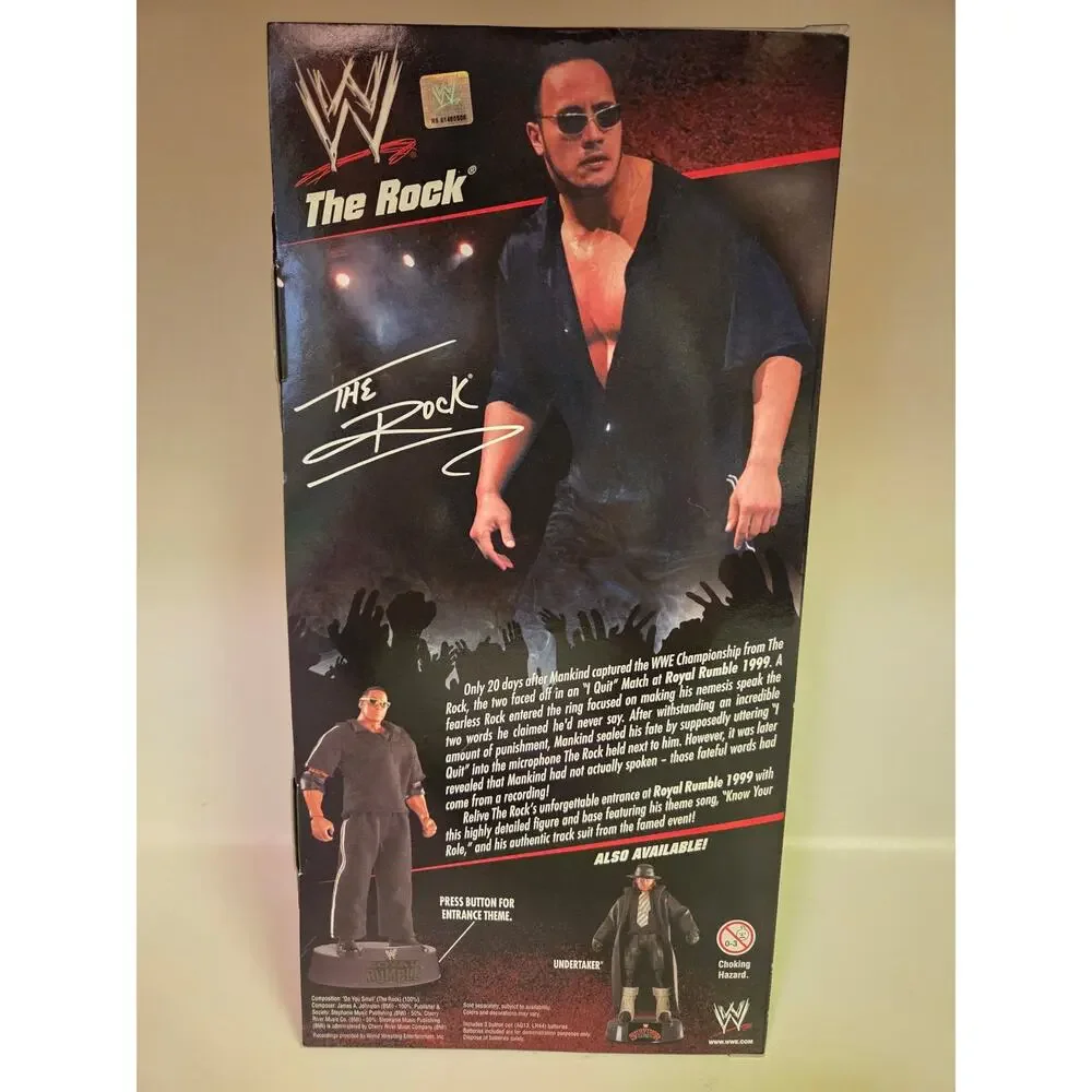 Mattel rock wwe
